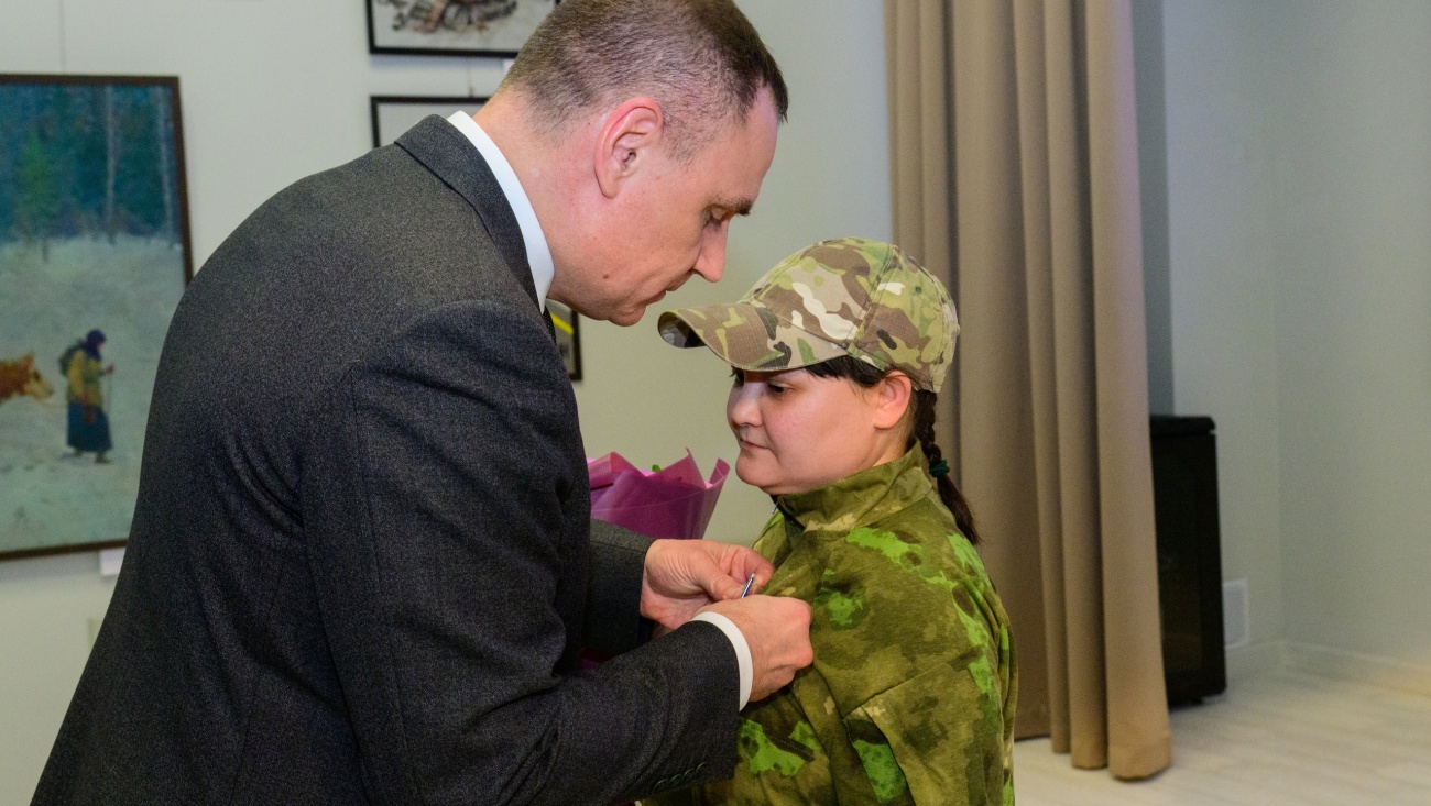 Участнице СВО из Марий Эл вручили медаль «За отвагу»