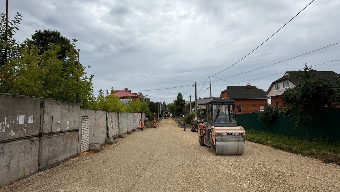 В Йошкар-Оле асфальтируют улицу Гомзово