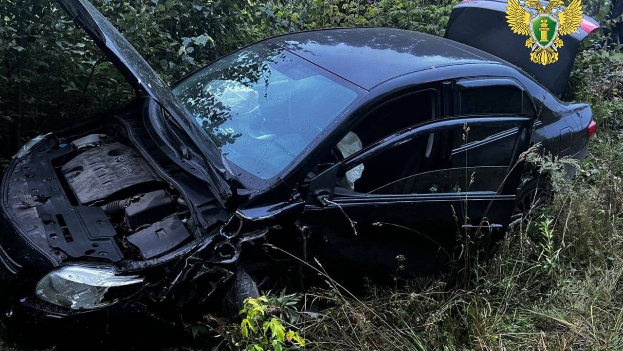 С места ДТП на трассе «Помары-Коркатово» в больницу доставили водителя «ВАЗ»